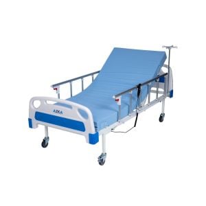 AZKA DE04 Dual Motorlu Alümi̇nyum Korkuluklu Ekonomi̇k Hasta Karyolası MDKLCM620 - Görsel 1 (Ön görünüm)