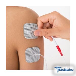 Tens Cihazı Elektrodu 5x5cm 4 lü Paket E - Medikaltec Tens Cihazı Elektrodu 5x5cm 4 lü Paket Elektrot Pedi - Görsel 1