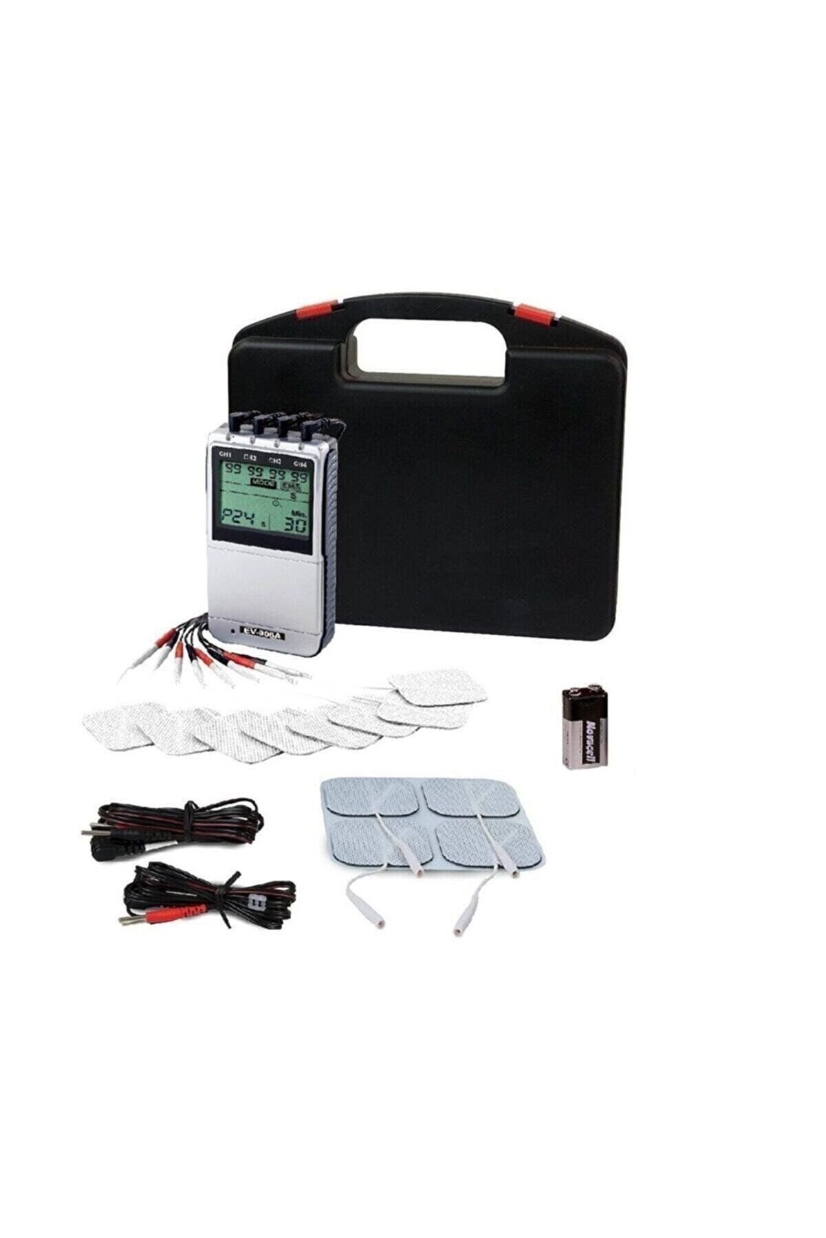 Everyway EV-906A Portatif Digital Dört 4 - Medikaltec Everyway EV- Portatif Digital Dört 4 Kanallı Masaj/Tens/EMS Cihazı Aleti