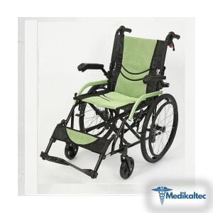 Medikaltec 164 Alüminyum Refakatçi Özellikli Tekerlekli Sandalye Medikaltec4580 - Görsel 1 (Ön görünüm)