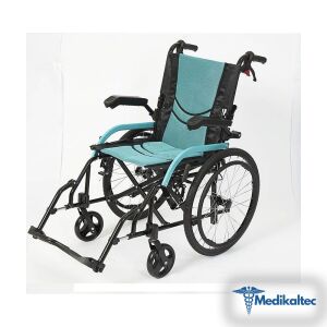 Medikaltec 164 Alüminyum Refakatçi Özellikli Tekerlekli Sandalye Medikaltec4580 - Görsel 2 (Ön görünüm)