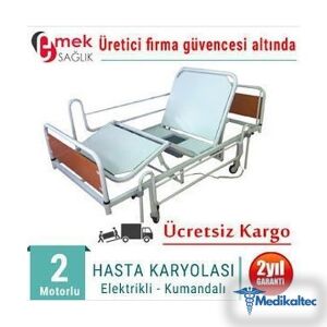 Medikaltec Tuvalet Karyolası Hasta Yatağı Dahil 2 Motorlu - Görsel 3