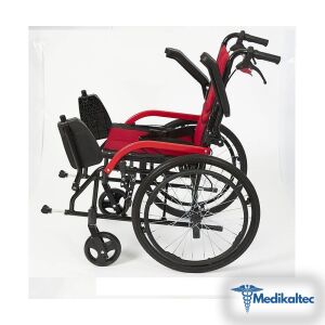 Medikaltec Alüminyum Refakatçi Özellikli Tekerlekli Sandalye Medikaltec4581 - Görsel 4 (Ön görünüm)