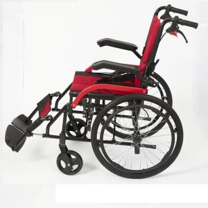 Medikaltec Alüminyum Refakatçi Özellikli Tekerlekli Sandalye Medikaltec4581 - Görsel 3 (Ön görünüm)