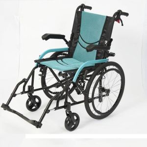 Medikaltec Alüminyum Refakatçi Özellikli Tekerlekli Sandalye Medikaltec4581 - Görsel 2 (Ön görünüm)