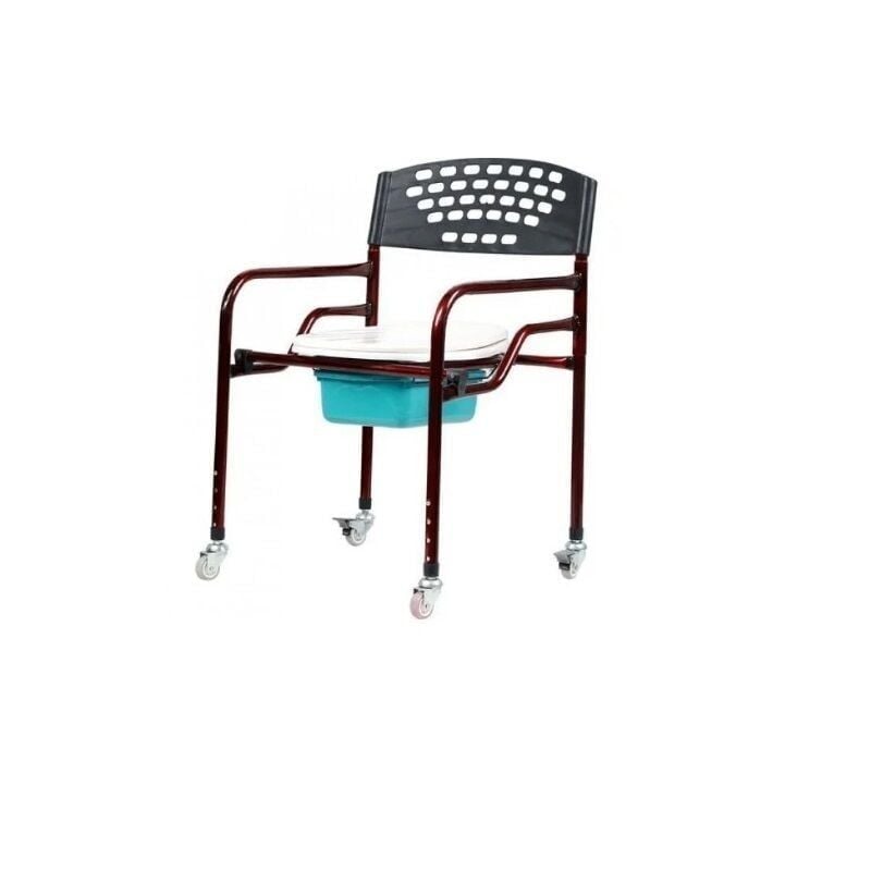 Medikaltec Katlanır Tekerlekli Klozet Yükseltici Tuvalet Sandalyesi