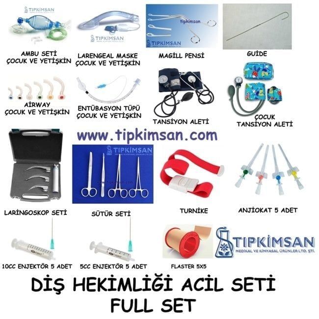Full Set Dis Hekimliği Acil Müdahale Set - Medikaltec Full Set Dis Hekimliği Acil Müdahale Seti Medikaltec7055 - Görsel 1…