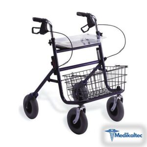 Medikaltec Metal Rollator Walker Kalın Tekerlekli PR-882 Medikaltec4593 - Görsel 1 (Ön görünüm)