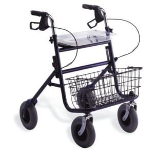 Medikaltec Metal Rollator Walker Kalın Tekerlekli PR-882 Medikaltec4593 - Görsel 1 (Ön görünüm)