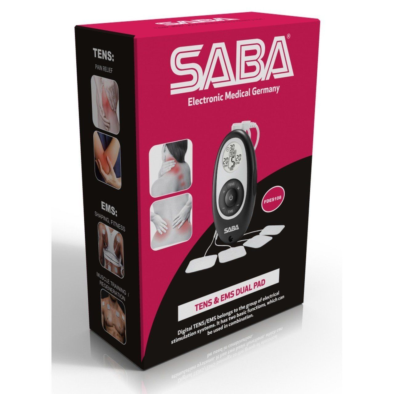 Saba 2 Kanallı Özellikli Dijital Tens Em - Medikaltec Saba 2 Kanallı Özellikli Dijital Tens Ems