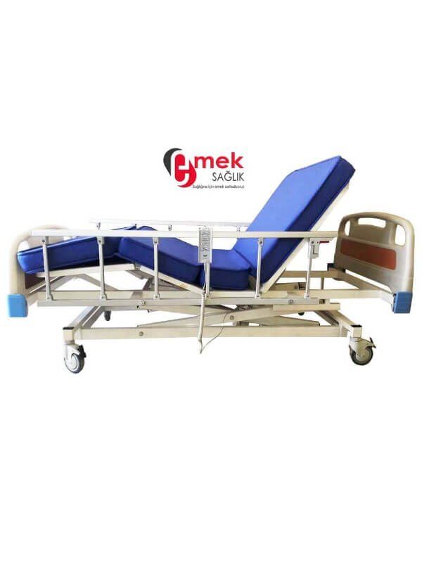 3 Motorlu ABS Başlıklı Asansörlü Hasta Y - 3 Motorlu ABS Başlıklı Asansörlü Hasta Yatağı: Konfor ve Kolaylık WPRMN8 - Görsel…