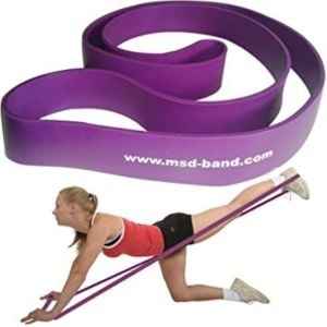 MSD Global Superloop Rehabilitasyon ve F - Medikaltec Global Superloop Rehabilitasyon ve Fitness Bandı Thin-Şeftali Rengi