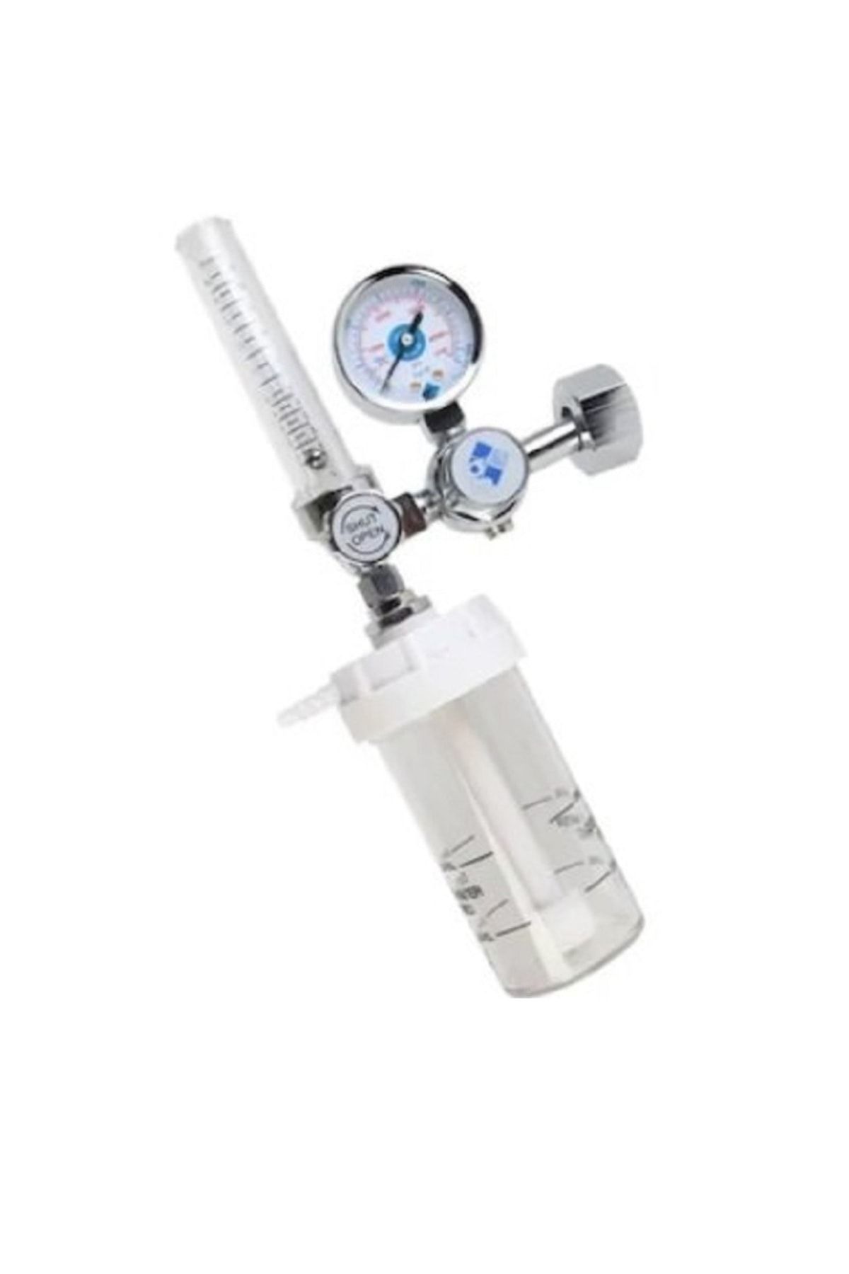 Medikaltec Oksijen Tüp Başlık Terapi Cihazı Çelik Tüp Manometresi
