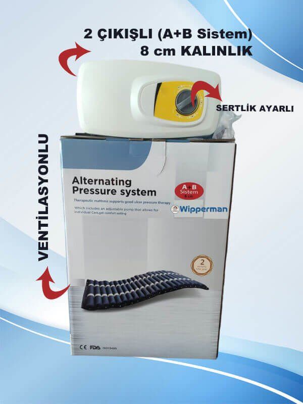 Boru Tipi Havalı Yatak A+B Sistem 8 Cm - Boru Tipi Havalı Yatak A+B Sistem 8 Cm WPRMN19 - Görsel 1 (Ön görünüm)