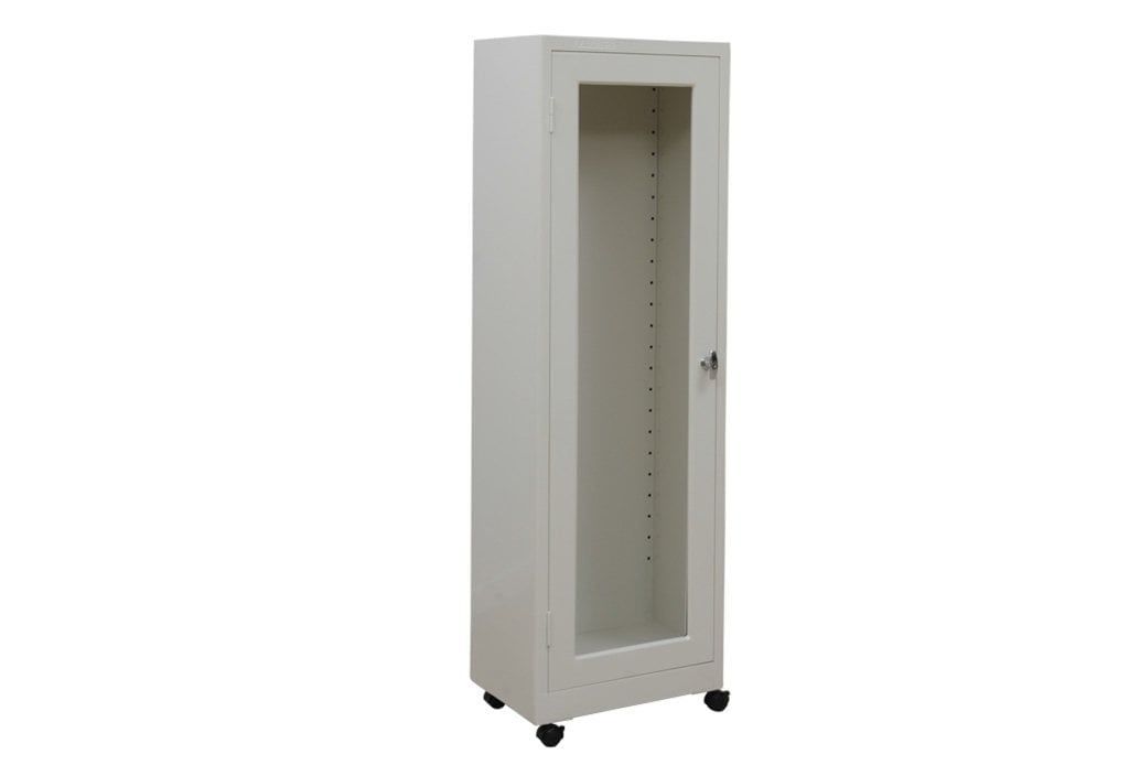 Medikaltec Alet Dolabı Tek Kapı Tam Boy Camlı İlaç Dolabı Medikaltec5782 - Görsel 1 (Ön görünüm)