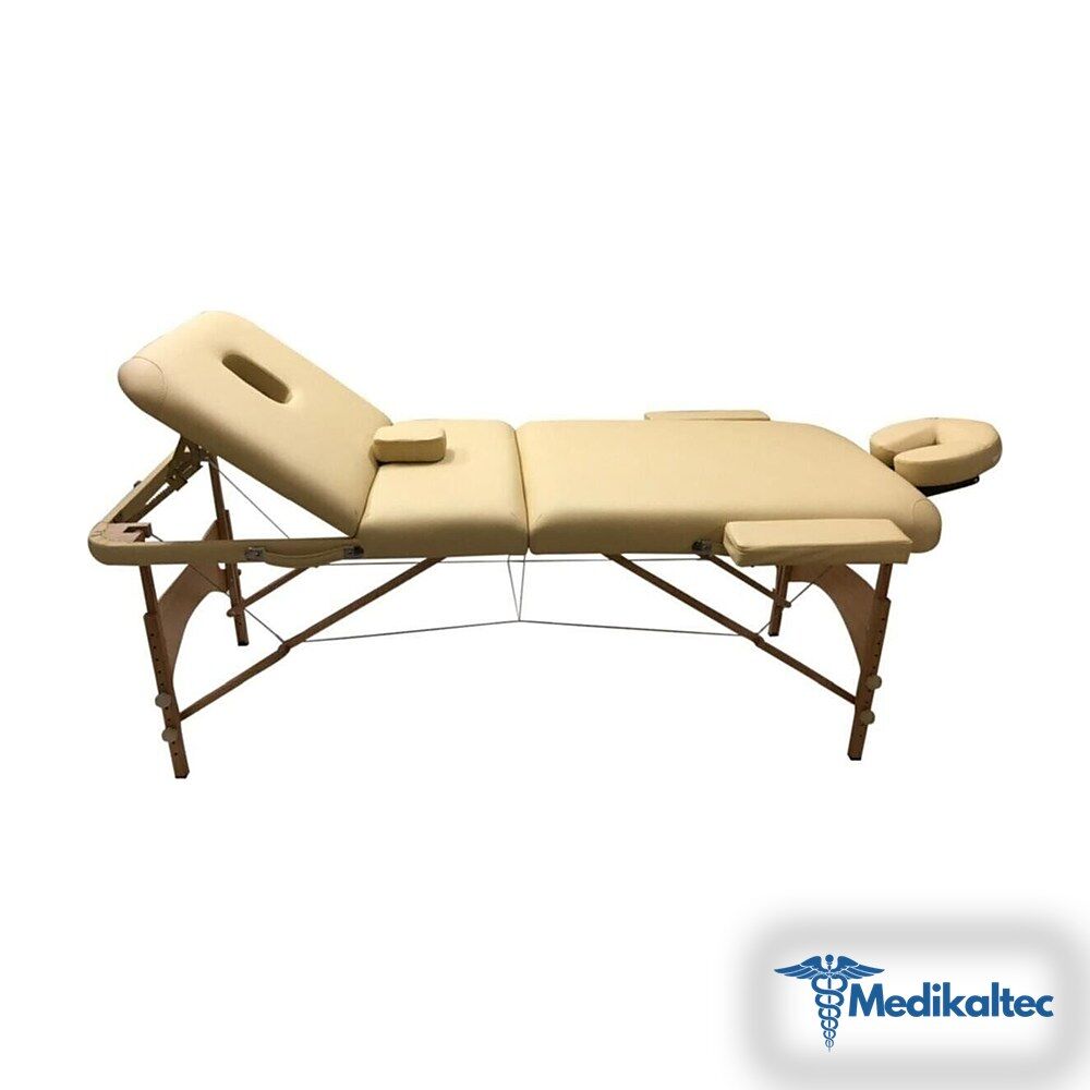 Medikaltec Ahşap Katlanabilir Çanta Tipi Masaj Masası Ithal - 305 Medikaltec2614 - Görsel 1 (Ön görünüm)