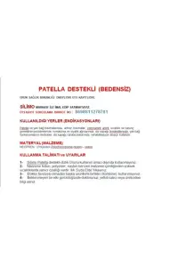 Medikaltec Neopren Patella Destekli Dizlik - Yakın detay görünümü