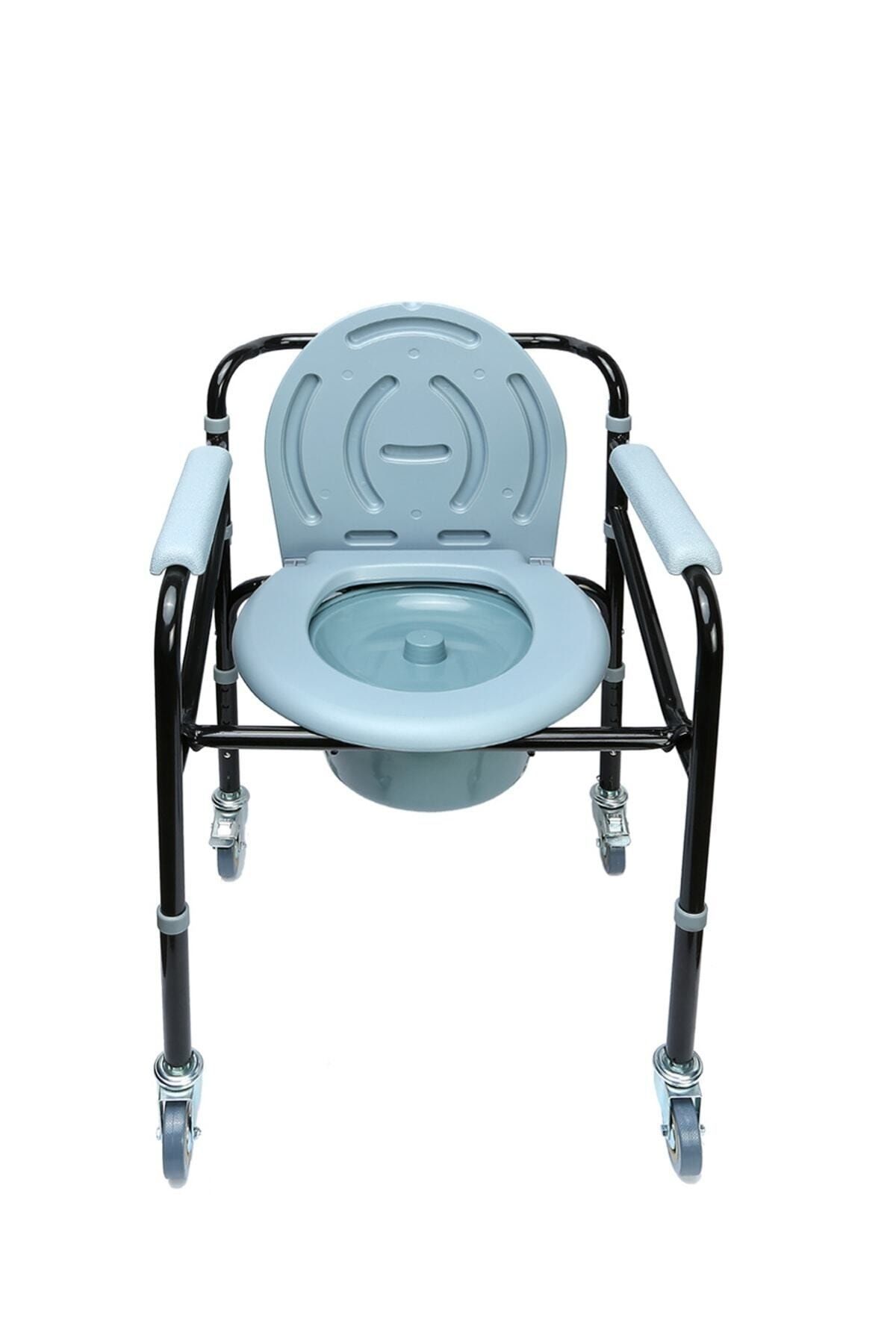 Medikaltec Tekerlekli Tuvaletli Banyo Sandalyesi Agstwc005 Medikaltec2619 - Görsel 1 (Ön görünüm)