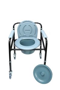 Medikaltec  Tekerlekli Tuvaletli Banyo Sandalyesi Agstwc005