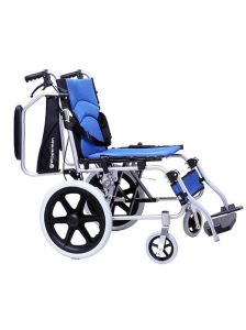 W 204 Alüminyum Refakatçı Frenli Hafif Tekerlekli Sandalye