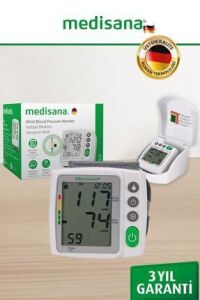 Medikaltec Alman Tasarım Dijital 2x120 Ölçüm Hafıza Saklama Kutulu Bilekten Ölçer Tansiyon Aleti 99535