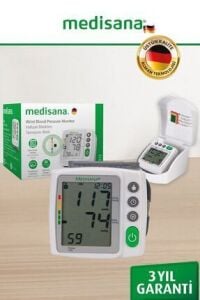 Medikaltec Alman Tasarım Dijital 2x120 Ölçüm Hafıza Saklama Kutulu Bilekten Ölçer Tansiyon Aleti 99535