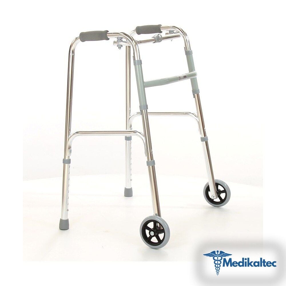 Medikaltec Tekerlekli Alüminyum Walker Ithal Medikaltec4625 - Görsel 1 (Ön görünüm)