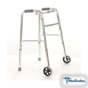 Medikaltec Tekerlekli Alüminyum Walker Ithal Medikaltec4625 - Görsel 1 (Ön görünüm)