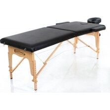 Medikaltec Classic 2 Siyah Renk Katlanab - Medikaltec Classic 2 Siyah Renk Katlanabilir Masaj Masası