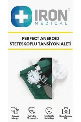 Medikaltec Mc30d Steteskoplu Kancalı Perfect Aneroid Mekanik Manuel Tansiyon Aleti Büyük Göstergeli