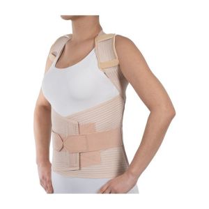 Wingmed Torakolomber Bej Çelik/Fleksible Balenli Korse W406