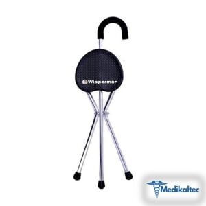 Wipperman W 521 Oturaklı ve Portatif Bas - Wipperman W Oturaklı ve Portatif Baston Dayanıklı Ergonomik Katlanabilir