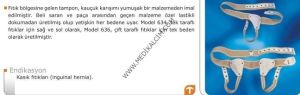 Çift Taraflı Kasık Fıtığı BEDENSİZ Fıtık - Medikaltec Çift Taraflı Kasık Fıtığı BEDENSİZ Medikaltec7133 - Görsel 2 (Ön…