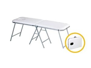 Masaj Masası Katlanır Beyaz RenkKatlanır - Medikaltec Masaj Masası Katlanır Beyaz Renk