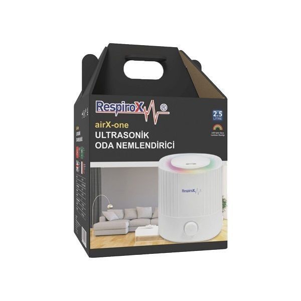 Medikaltec Aırx-one Ultrasonik Oda Nemlendirici (led Işıklı Oda Lambası - 7 Renk) Medikaltec1648 - Görsel 1 (Ön görünüm)