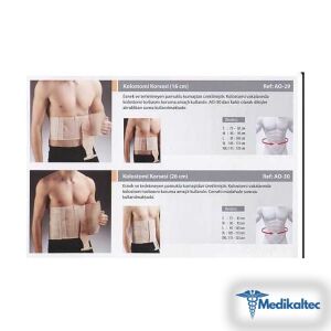 Medikaltec Kolostomi Korsesi 26 cm Bel Çevresi 110-120 cm - Görsel 2