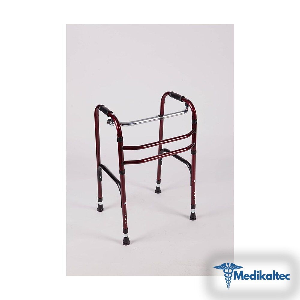 Hareketli Walker Metal Yürüteç ÜRÜN BİLG - Medikaltec Hareketli Walker Metal Yürüteç Medikaltec9324 - Görsel 1 (Ön görünüm)