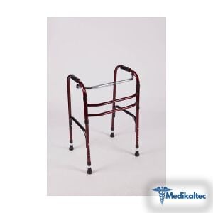 Hareketli Walker Metal Yürüteç ÜRÜN BİLG - Medikaltec Hareketli Walker Metal Yürüteç Medikaltec9324 - Görsel 1 (Ön görünüm)