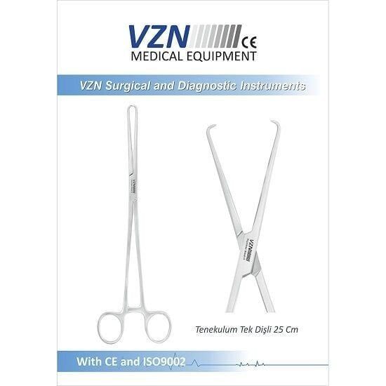 Medikaltec Tenekulum Tek Dişli 25 Cm Medikaltec1652 - Görsel 1 (Ön görünüm)
