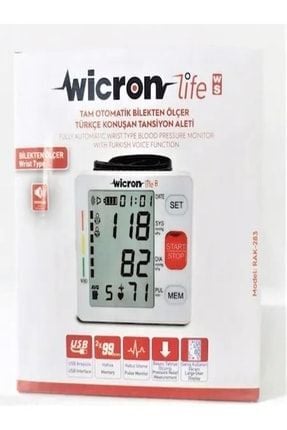 Medikaltec Rak283 Tam Otomatik Bilekten Ölçer Türkçe Konuşan Tansiyon Cihazı