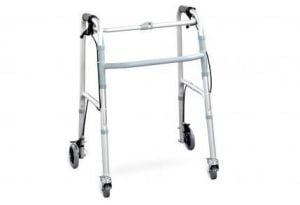 Dört Tekerlekli Frenli Alüminyum Walker  - Medikaltec Dört Tekerlekli Frenli Alüminyum Walker