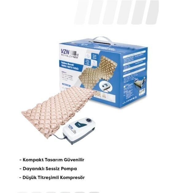 Medikaltec Baklava Desenli Havalı Hasta Yatağı Medikaltec4664 - Görsel 1 (Ön görünüm)