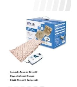 Medikaltec Baklava Desenli Havalı Hasta Yatağı Medikaltec4664 - Görsel 1 (Ön görünüm)