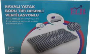 Medikaltec Elit Marka Hava Ventilasyonlu Boru Tipi Havalı Hasta Yatak Yara Önleyici Medikaltec2665 - Görsel 2 (Ön görünüm)