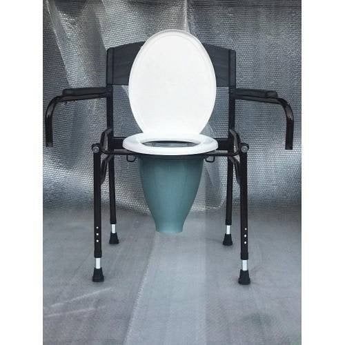 Lüks Hasta Klozeti 120 Kg. Taşır Katlanı - Medikaltec Lüks Hasta Klozeti Kg. Taşır Katlanır Medikaltec9329 - Görsel 1 (Ön…