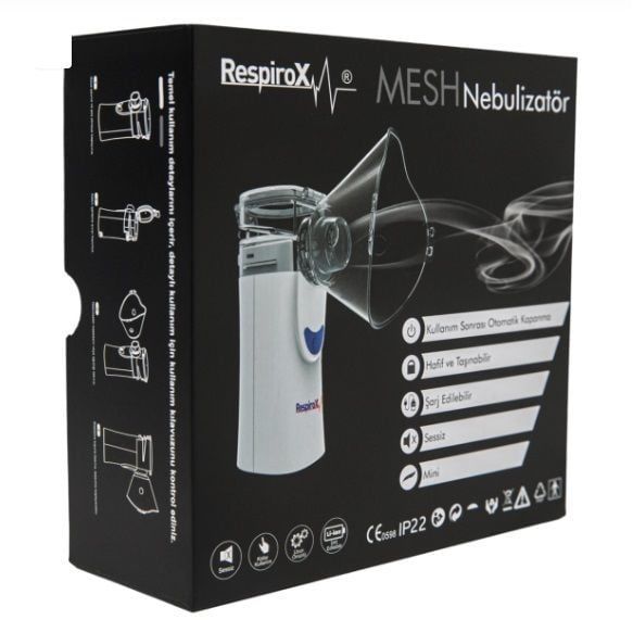 Medikaltec UN100 Şarjlı Mini Mesh Nebulizatör Medikaltec1668 - Görsel 1 (Ön görünüm)