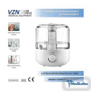 Medikaltec Ultrasonik Hava Nemlendirici Buhar Makinesi Medikaltec4677 - Görsel 1 (Ön görünüm)