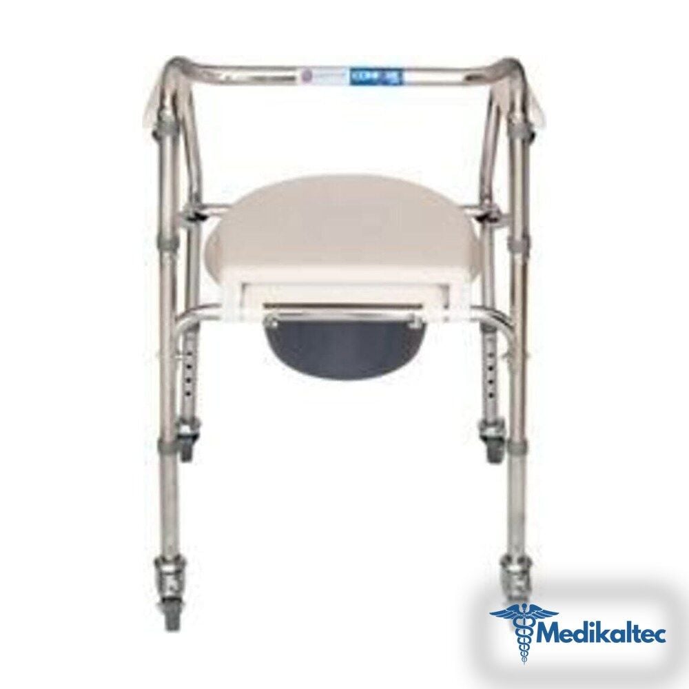Medikaltec Küçük Tekerlekli Tuvaletli Sandalye Medikaltec2679 - Görsel 1 (Ön görünüm)