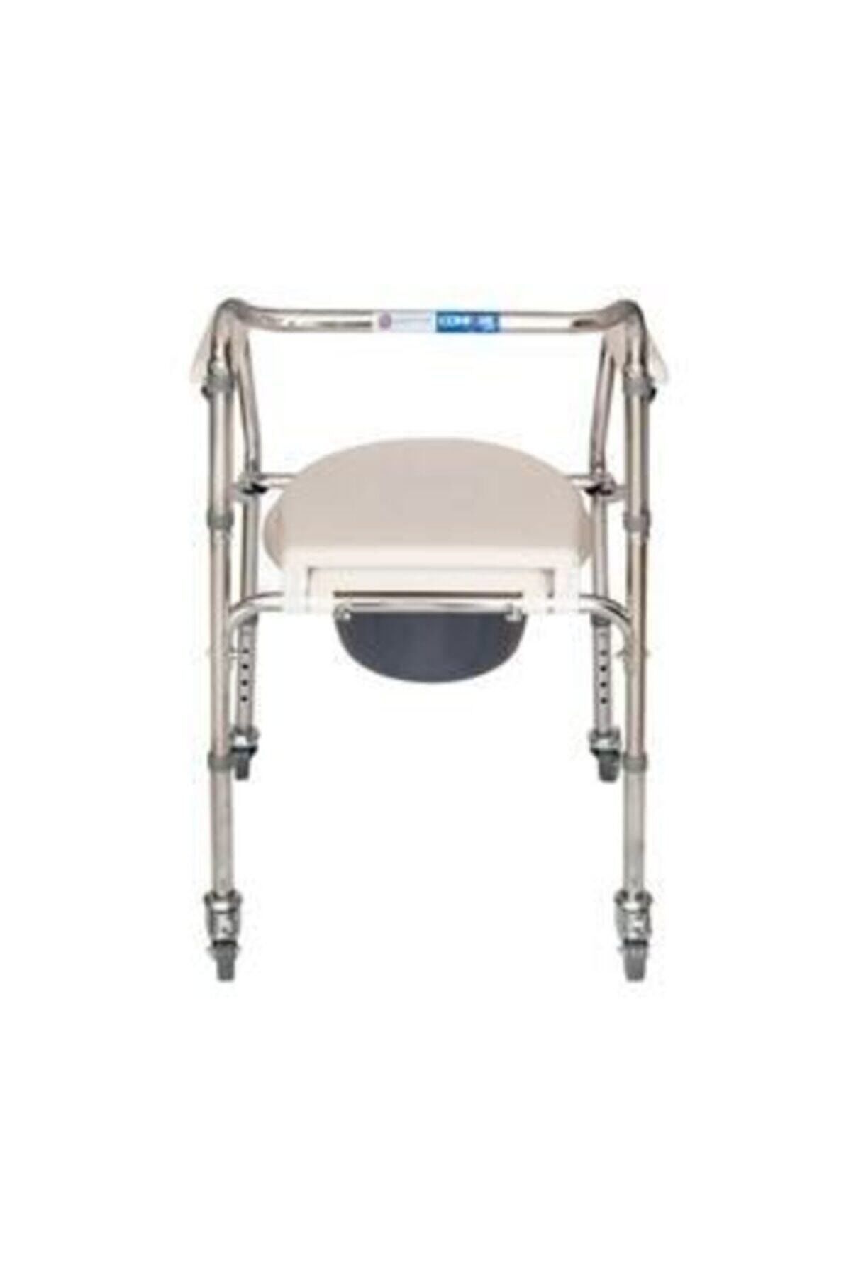 Medikaltec Küçük Tekerlekli Tuvaletli Sandalye Medikaltec2679 - Görsel 1 (Ön görünüm)