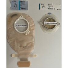 Coloplast Ostomi Torbası Şeffaf-60 Mm-60 - Coloplast Ostomi Torbası Şeffaf- Mm- Adet/Ostomi Adaptörü Şeffaf - Adet
